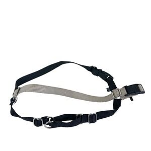 PetSafe Easy Walk Dog Harness Black Beige Adjustable Front Clip Training Size L
